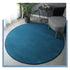 Round Coral Velvet Carpet for Living Room Coffee Table Floor Rug Short Plush Foot Mat for Children's Play